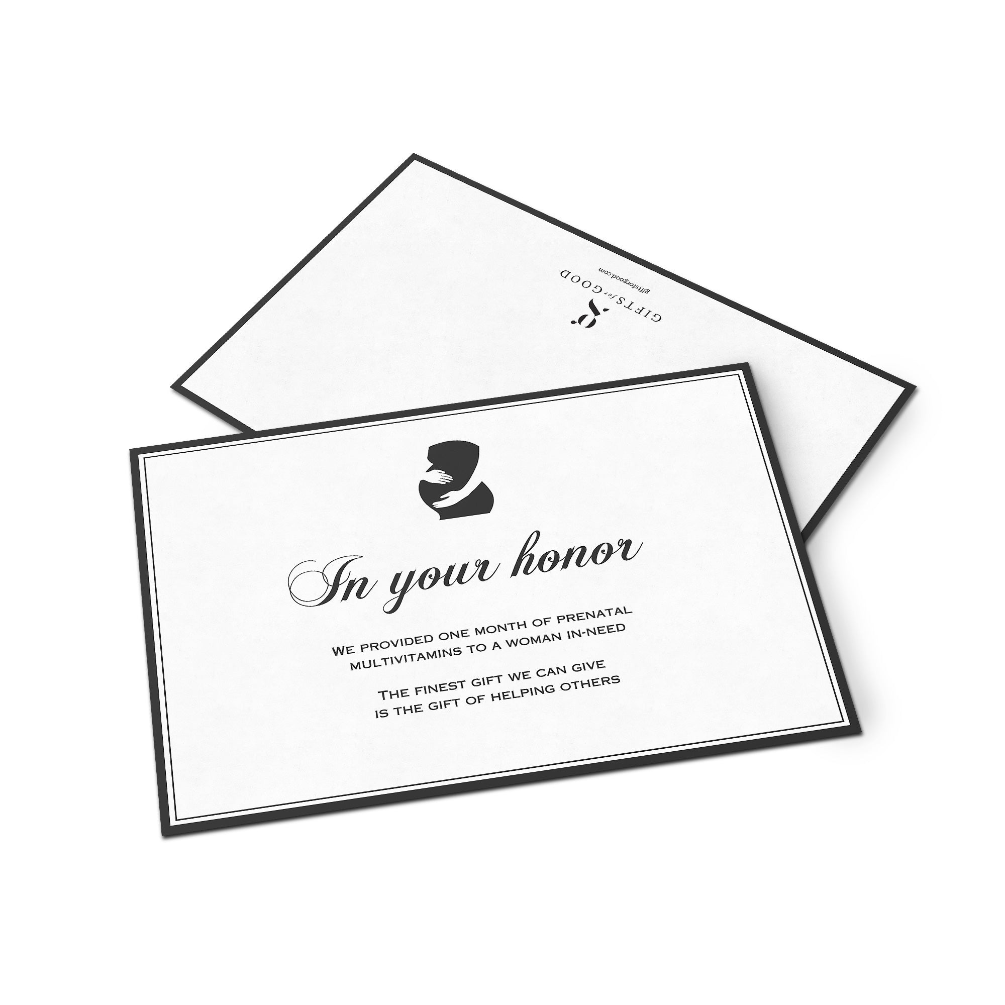 Prenatal Vitamins Honor Card