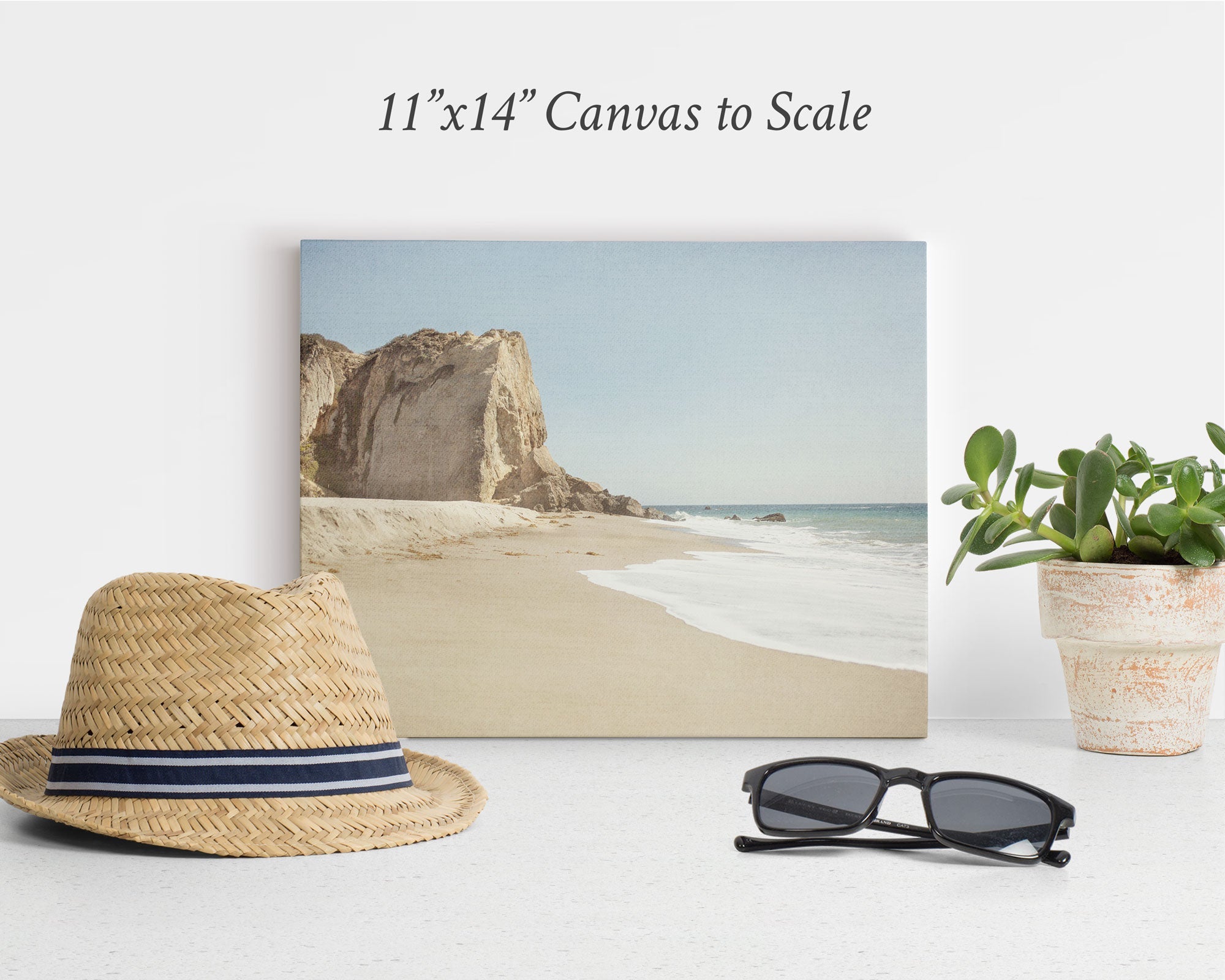 11x14 Coastal Canvas Print (Choose from 10+ Designs)