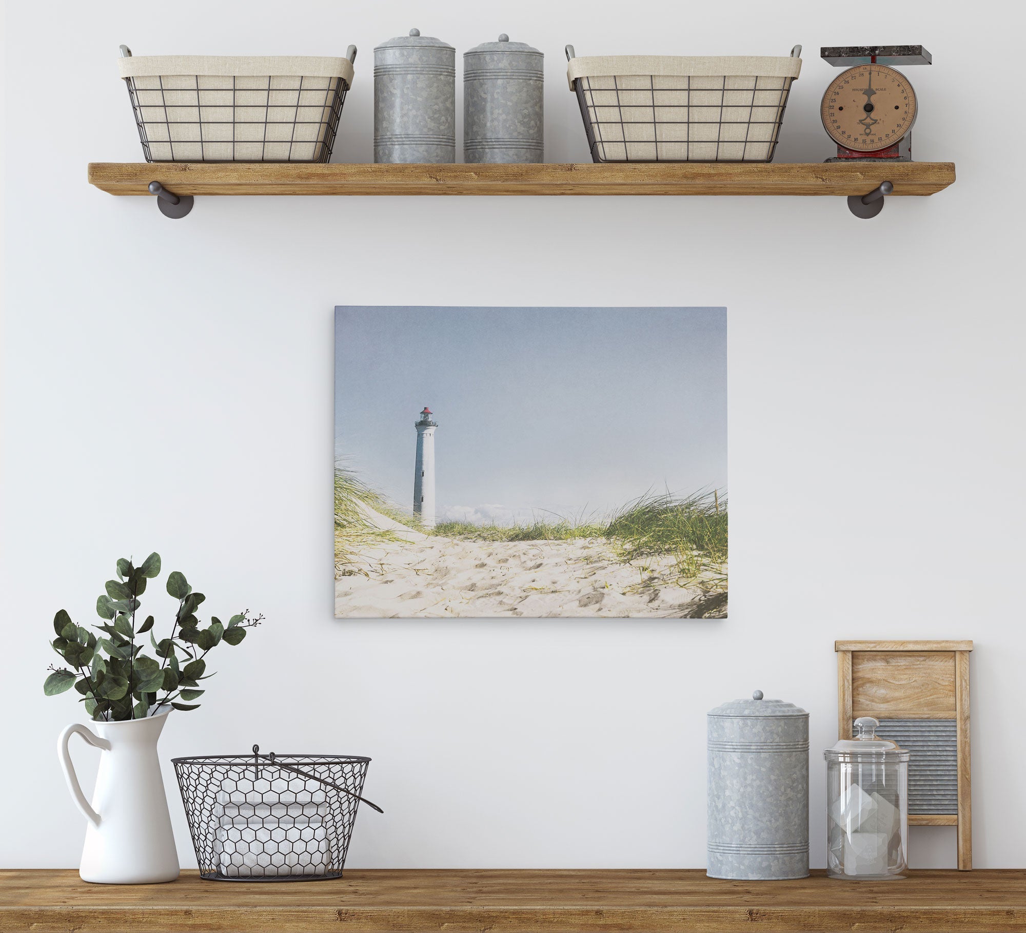 11x14 Coastal Canvas Print (Choose from 10+ Designs)