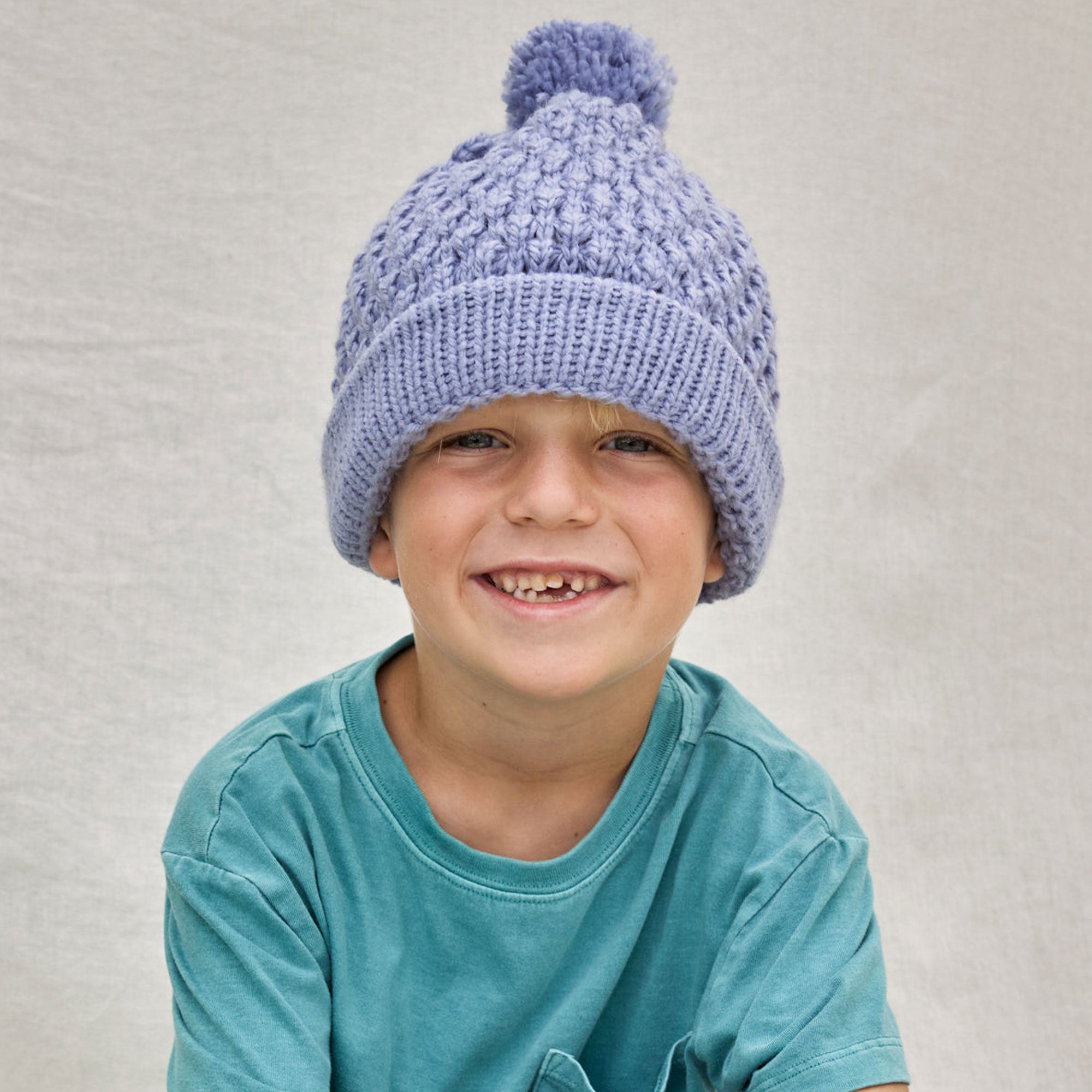 Abby Beanie - an Adorable Handknit Pom Beanie