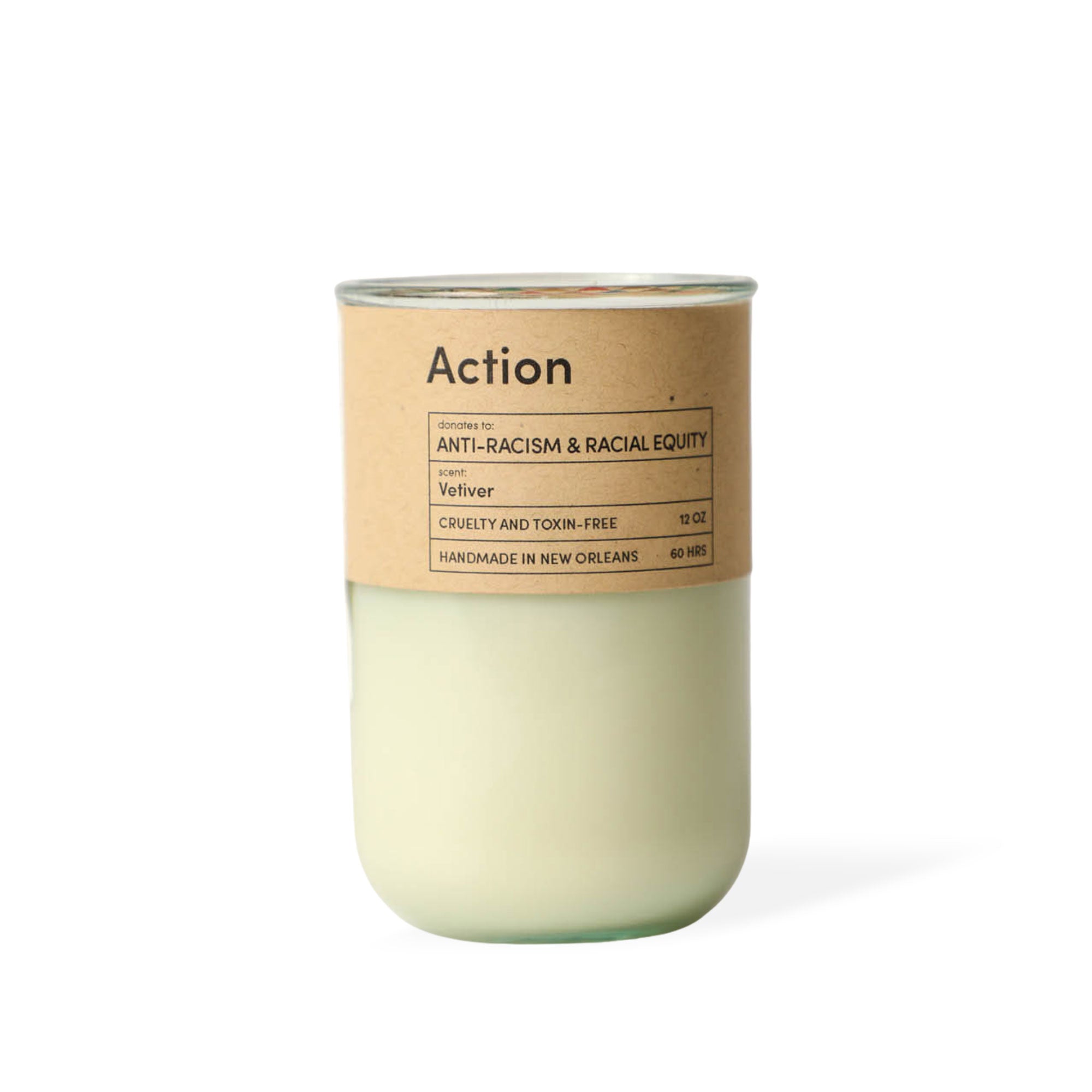 Action Candle for Good - warm and smoky scent