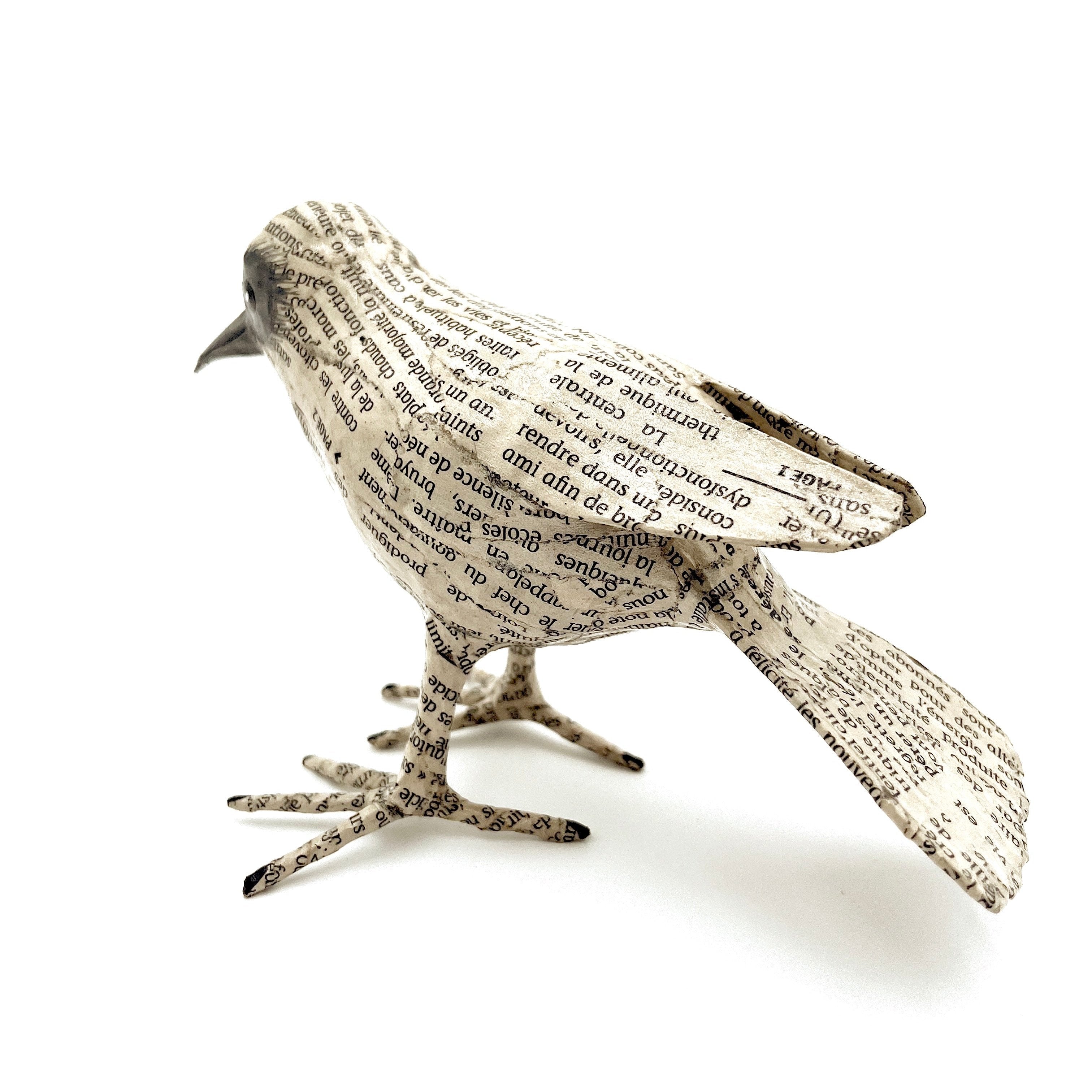 Jounal Paper Mache Birds (Set of 2)