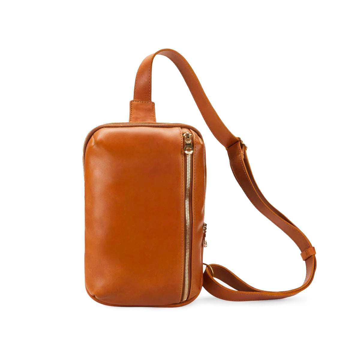 Brown Leather Sling Bag