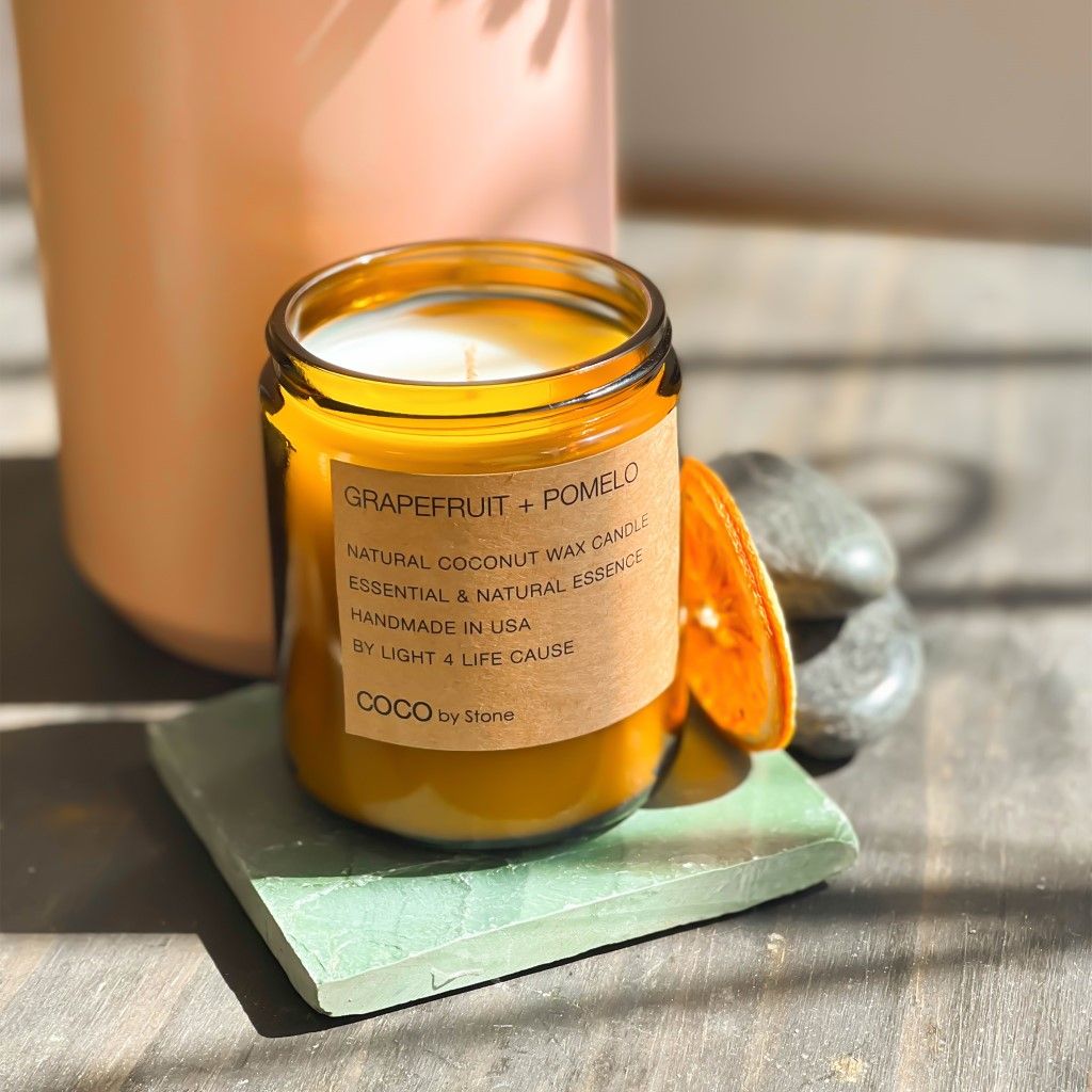 3.5oz Natural Coconut Apricot Candle (Select from 6 Scents)