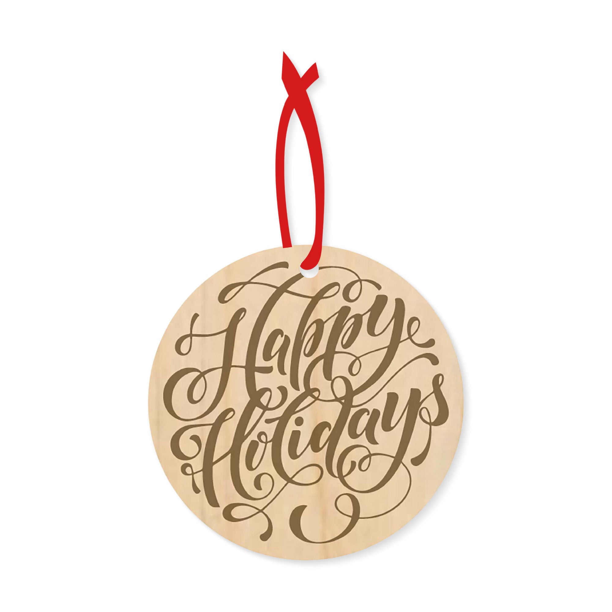 Happy Holidays Tree Ornament