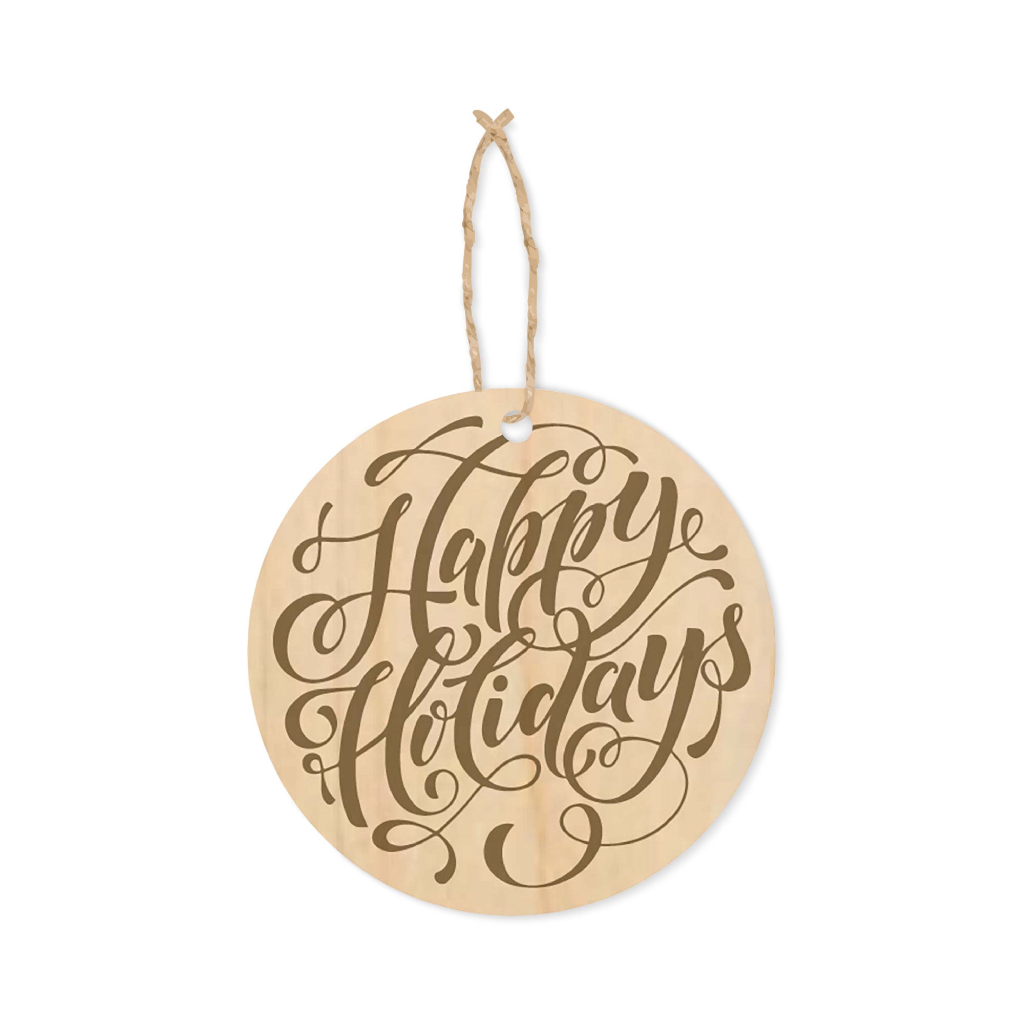 Happy Holidays Tree Ornament