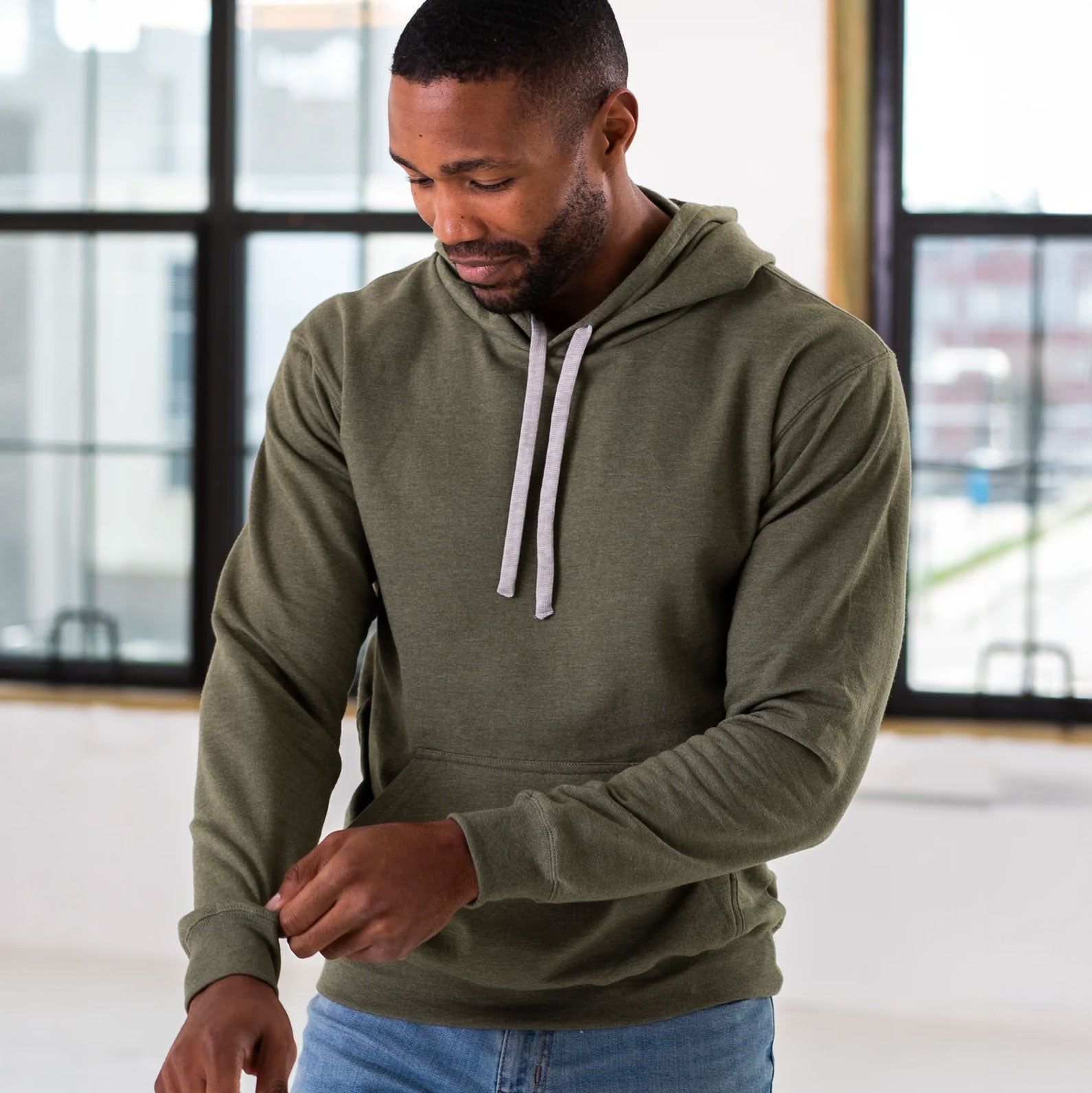 Unisex Heathered Hoodie