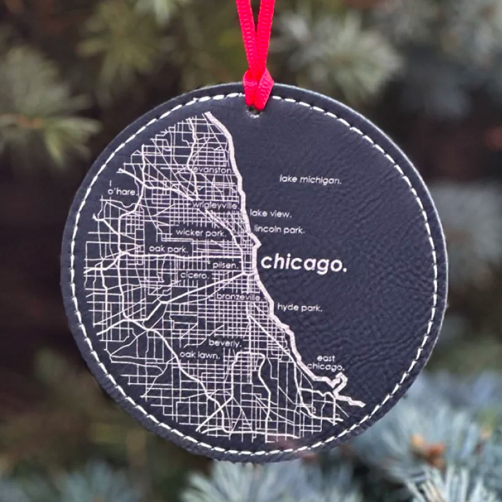 Home Town Map Ornament