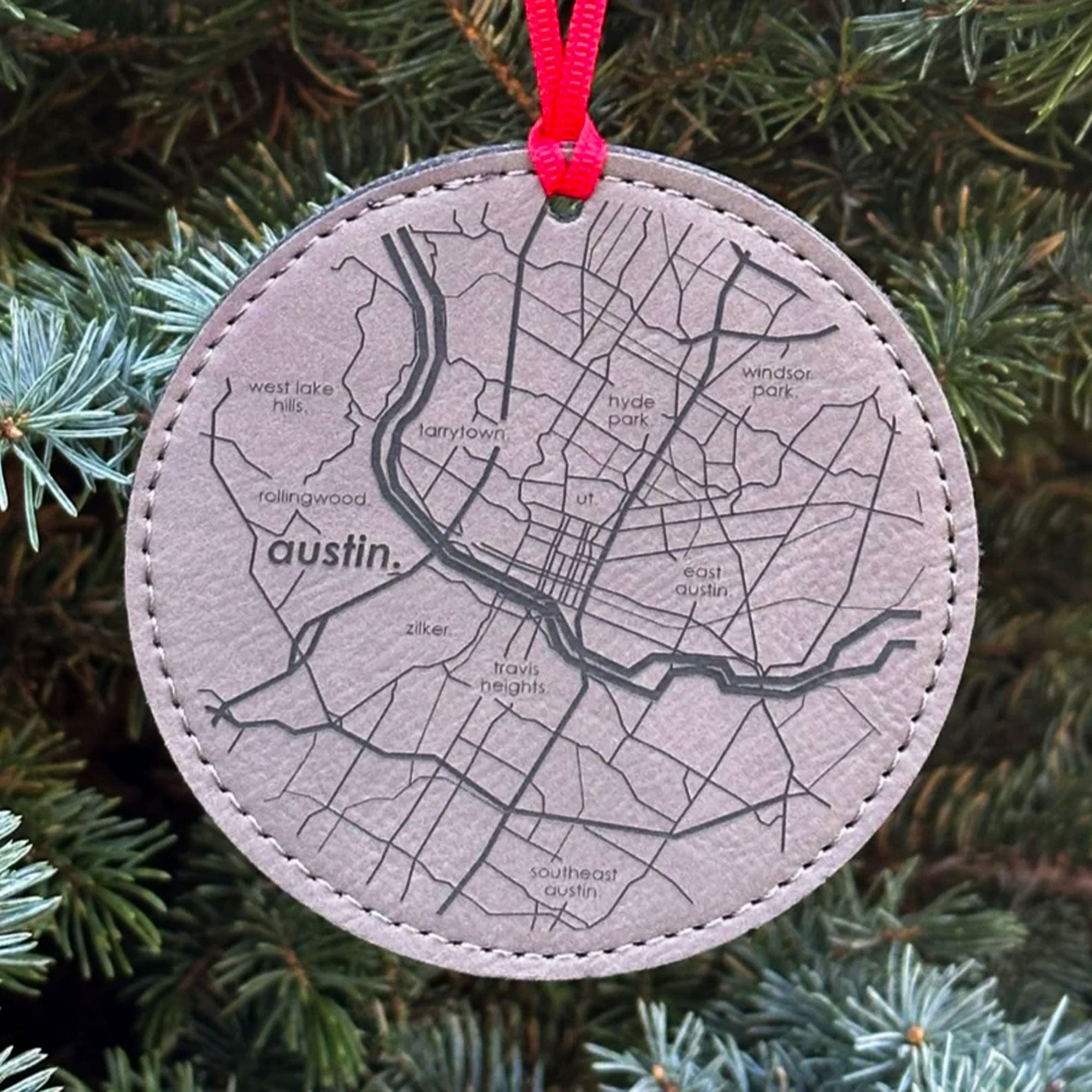 Home Town Map Ornament