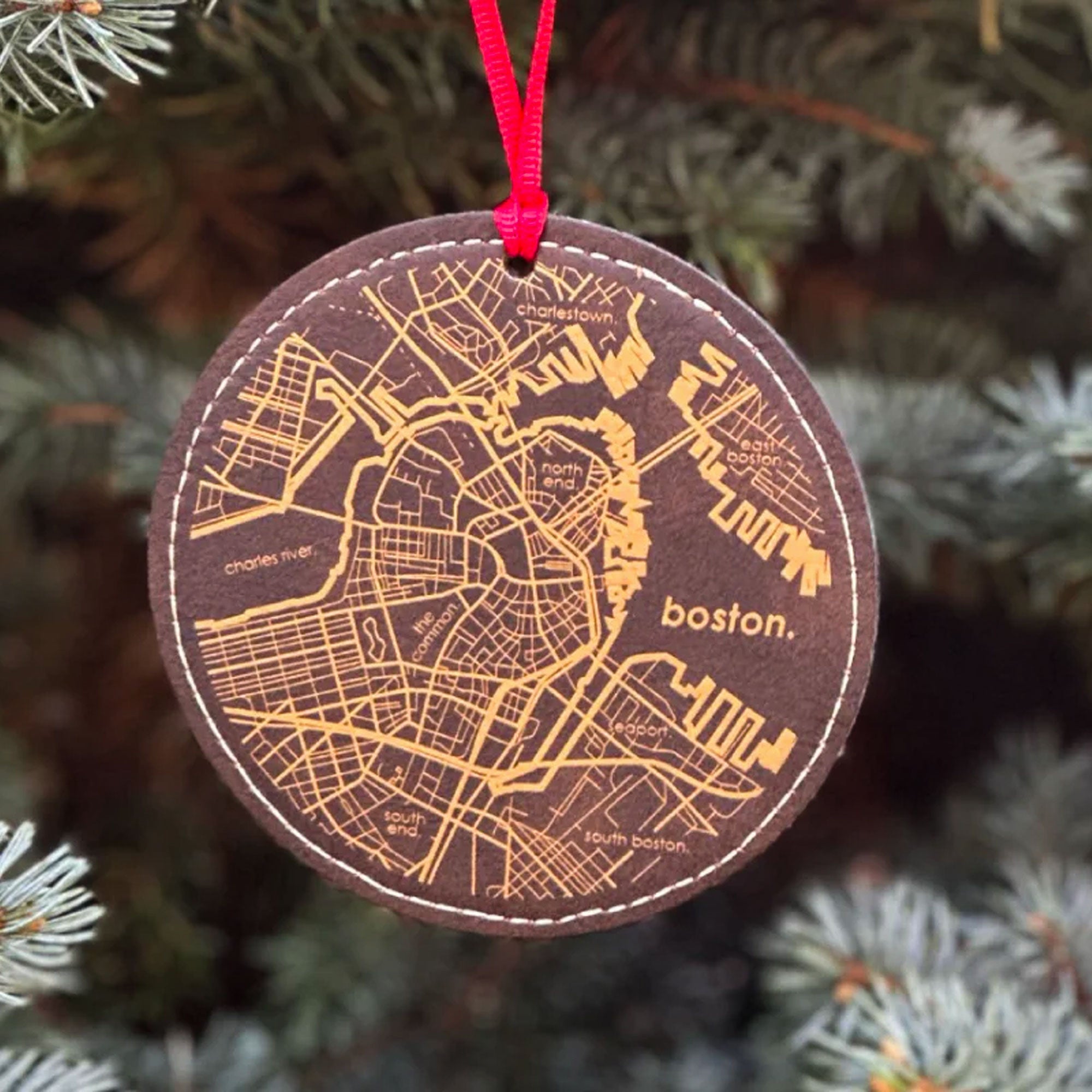 Home Town Map Ornament