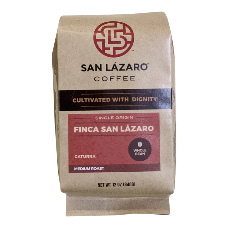 San Lazaro Coffee - Pack of Whole Bean Caturra Medium Roast