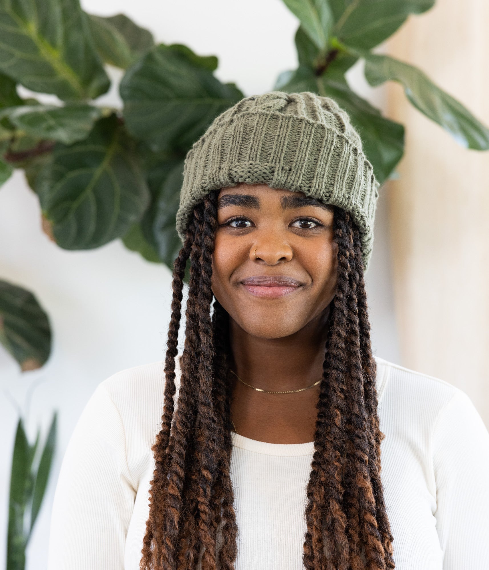 Cable Knit Beanie - Handmade by Ugandan Artisans