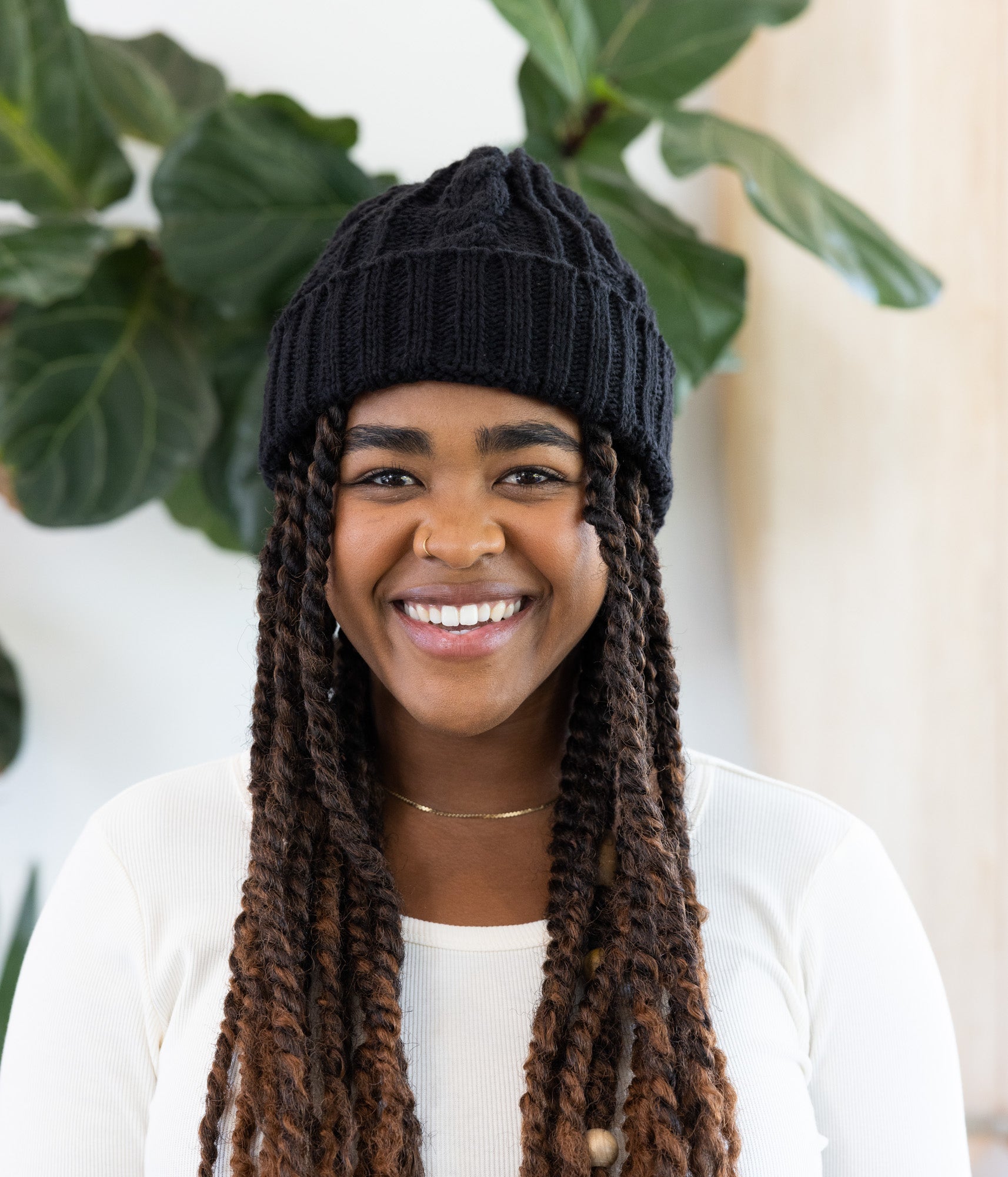 Cable Knit Beanie - Handmade by Ugandan Artisans