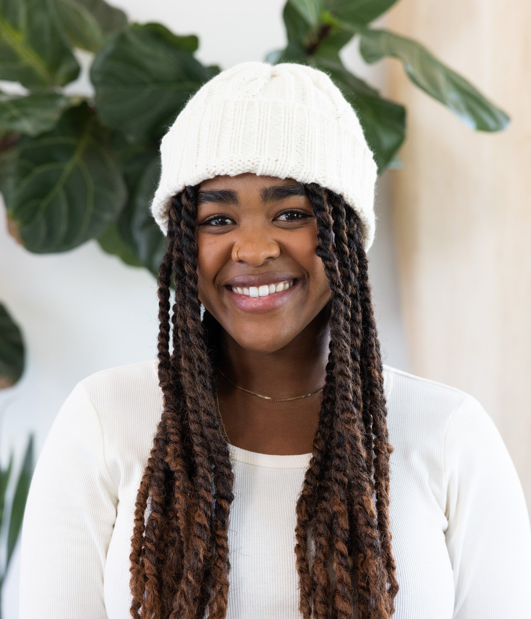 Cable Knit Beanie - Handmade by Ugandan Artisans