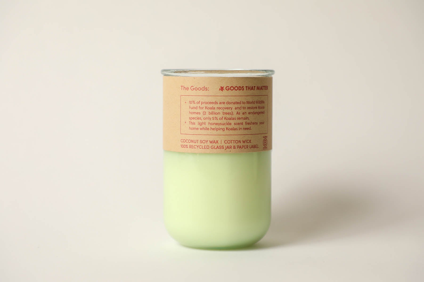 Love Candle - a light, spring-y Honeysuckle Scented candle