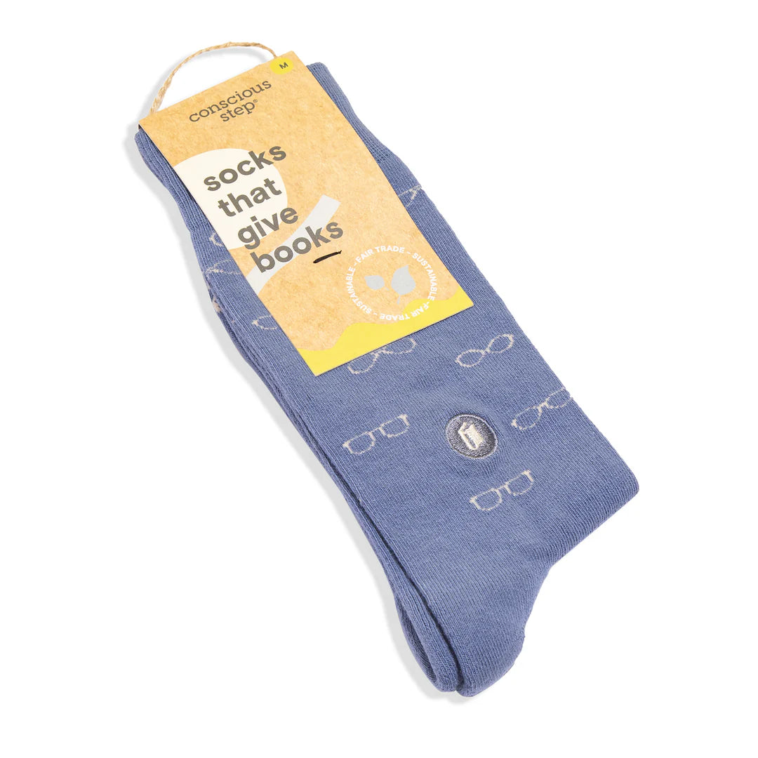 Socks that Give Books (Select from 2 Designs)