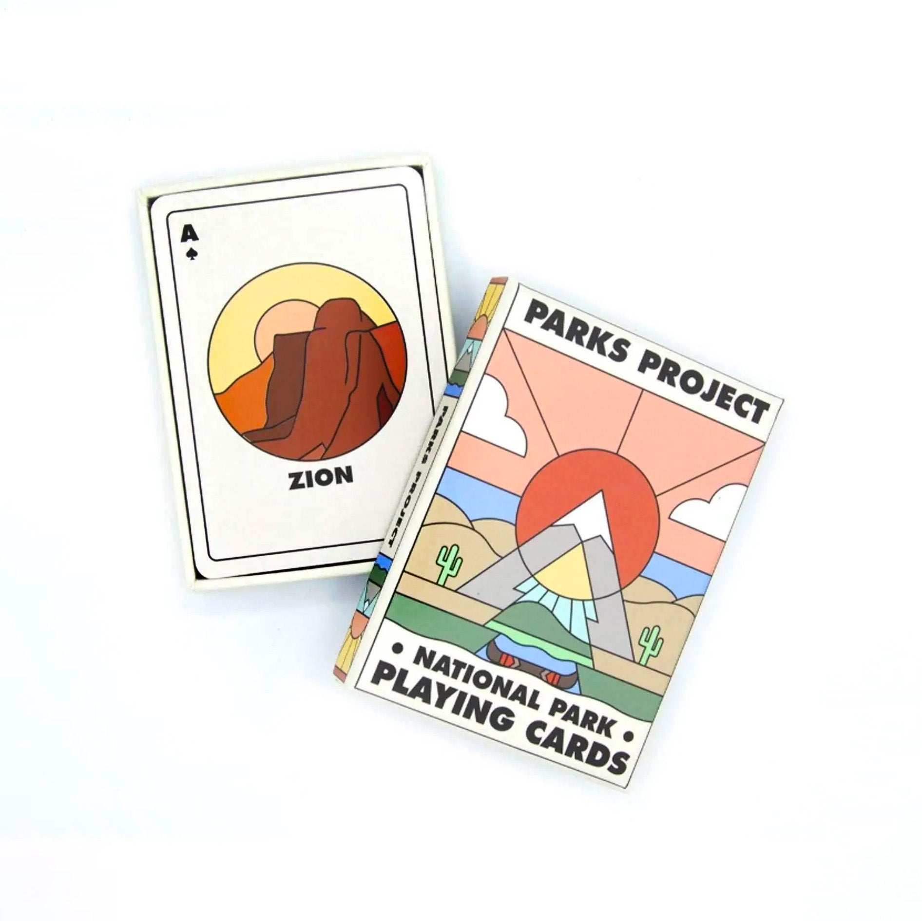 Minimalist National Park Playing Cards