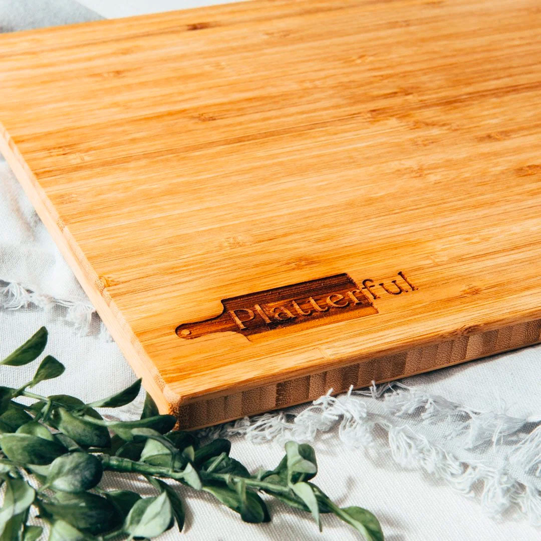 Charcuterie Kit + Handcrafted Wooden Board & Knives (Large Trio Bundle)