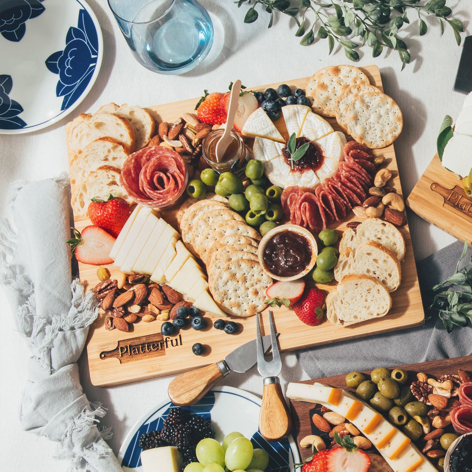 Charcuterie Kit + Handcrafted Wooden + Knives Board Bundles (Standard Bundle Trio)