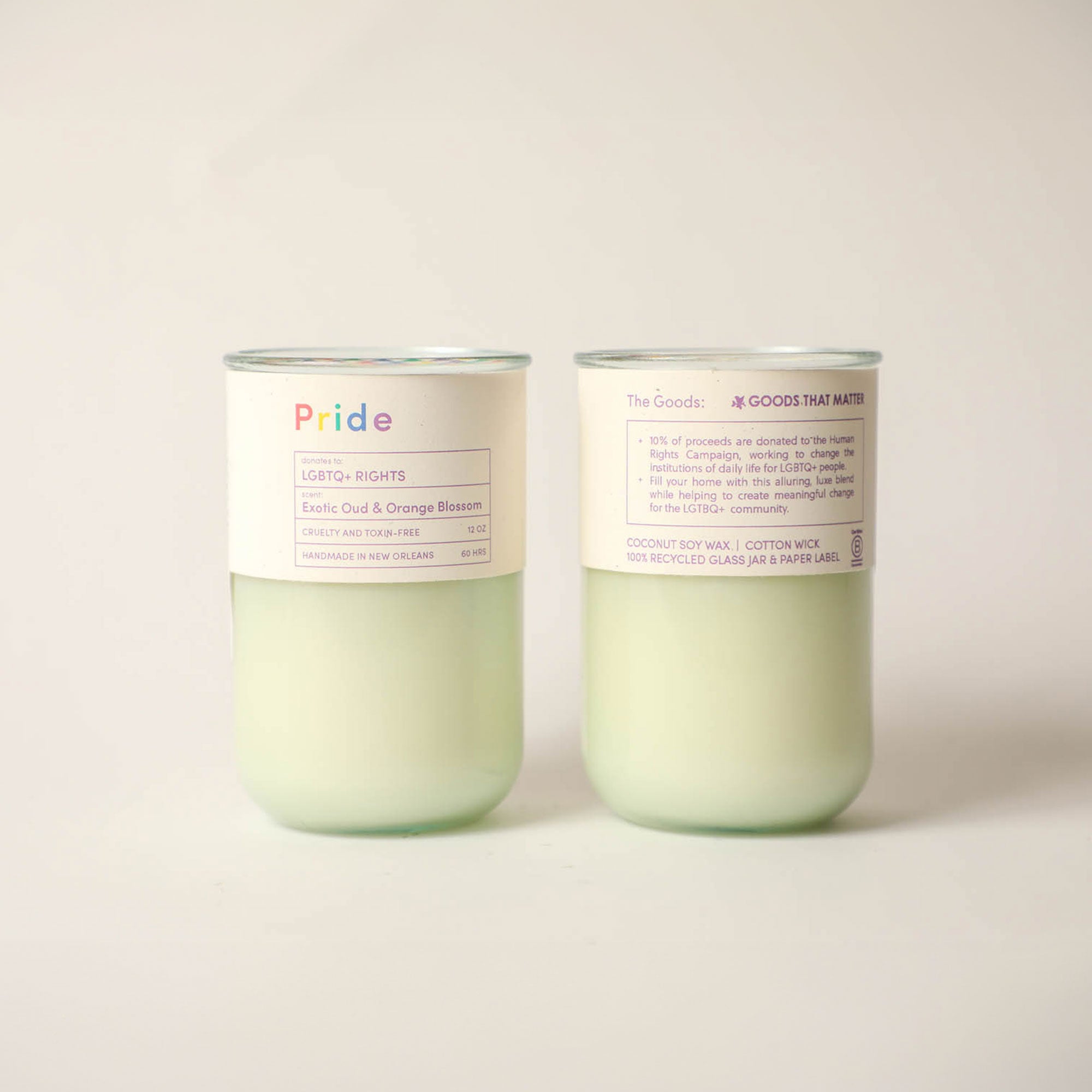 Pride Candle (Woodsy Citrus Scent)