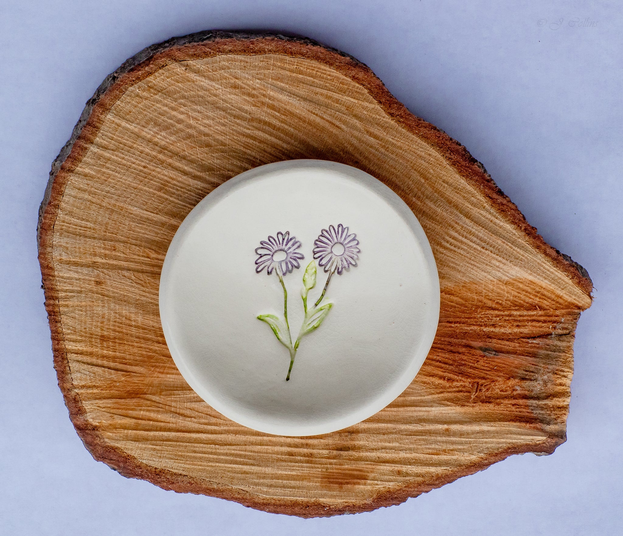 Birth Flower Ring Dish