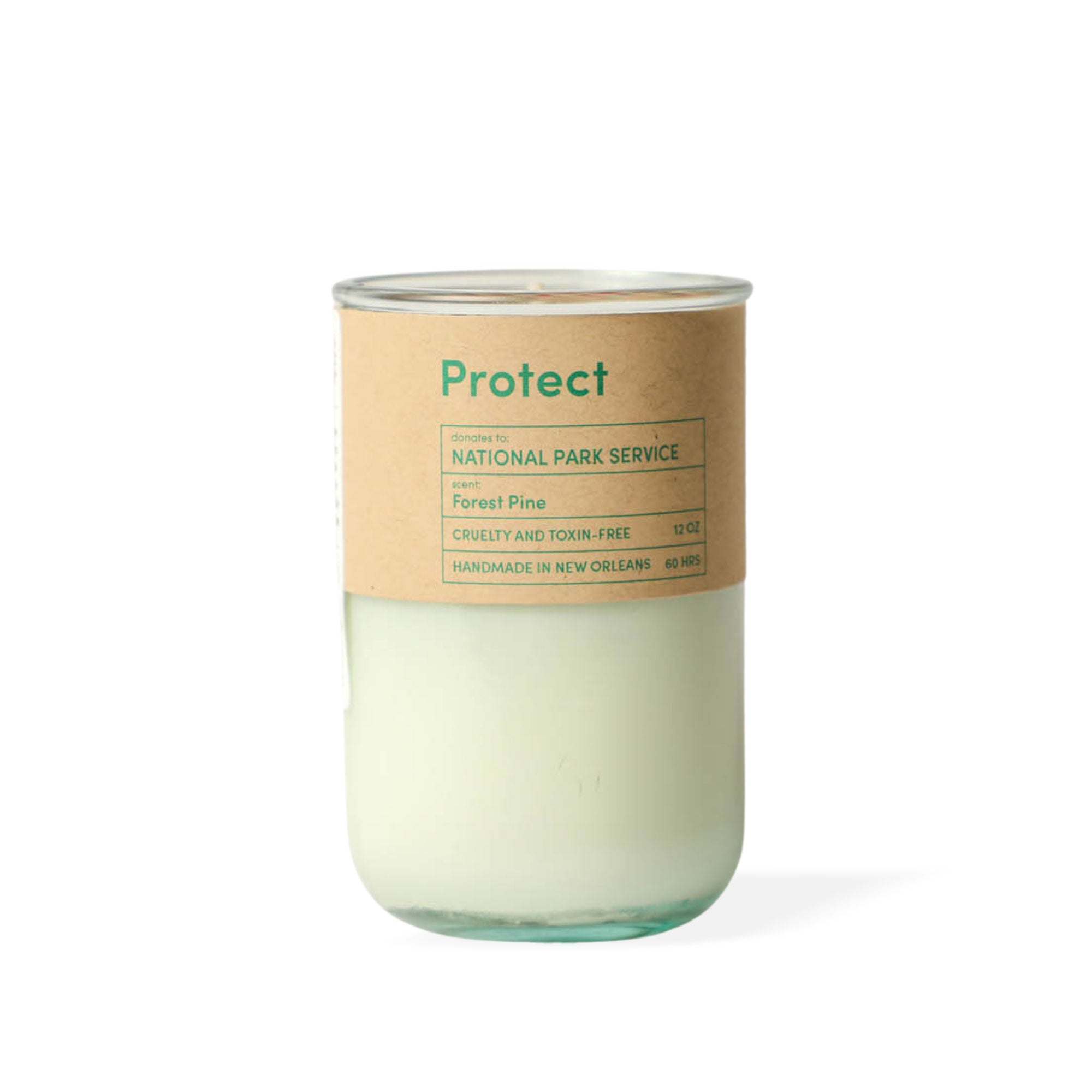 Protect Candle - a light pine scented candle