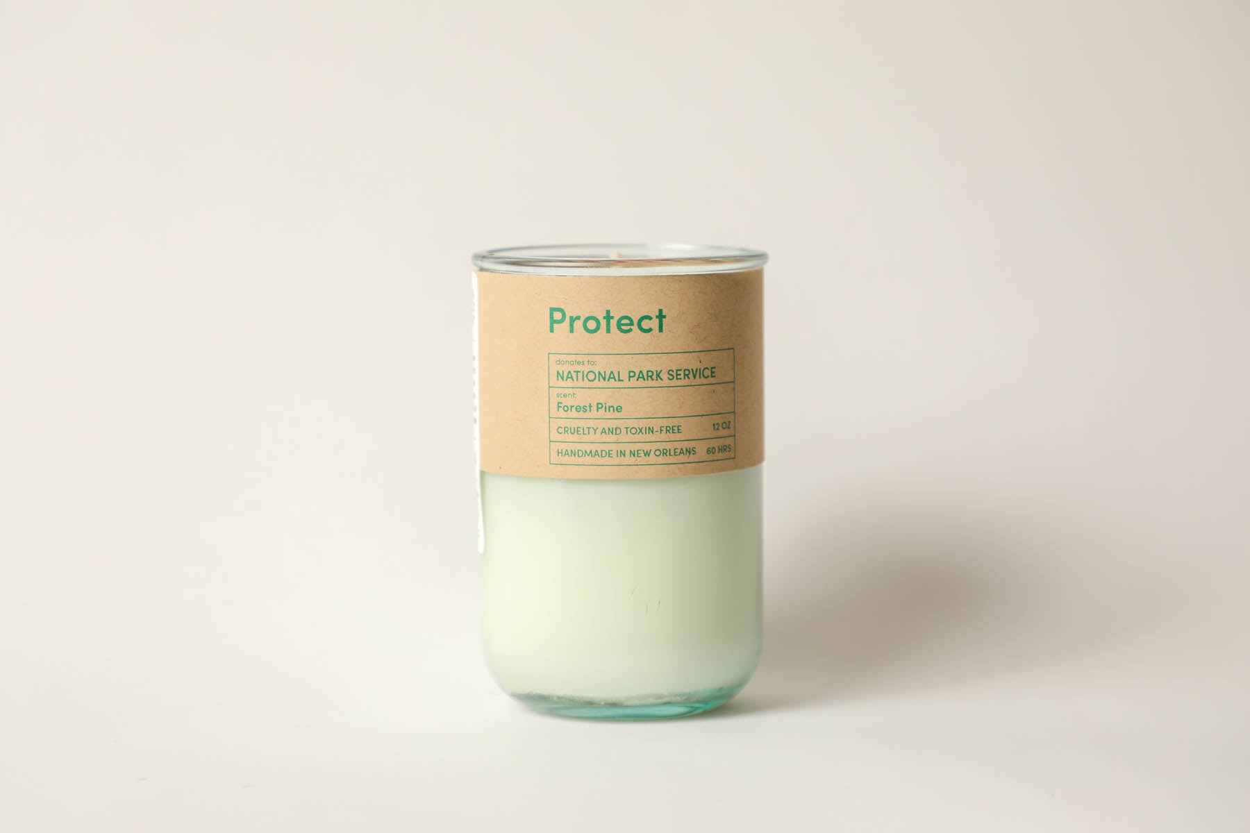 Protect Candle - a light pine scented candle