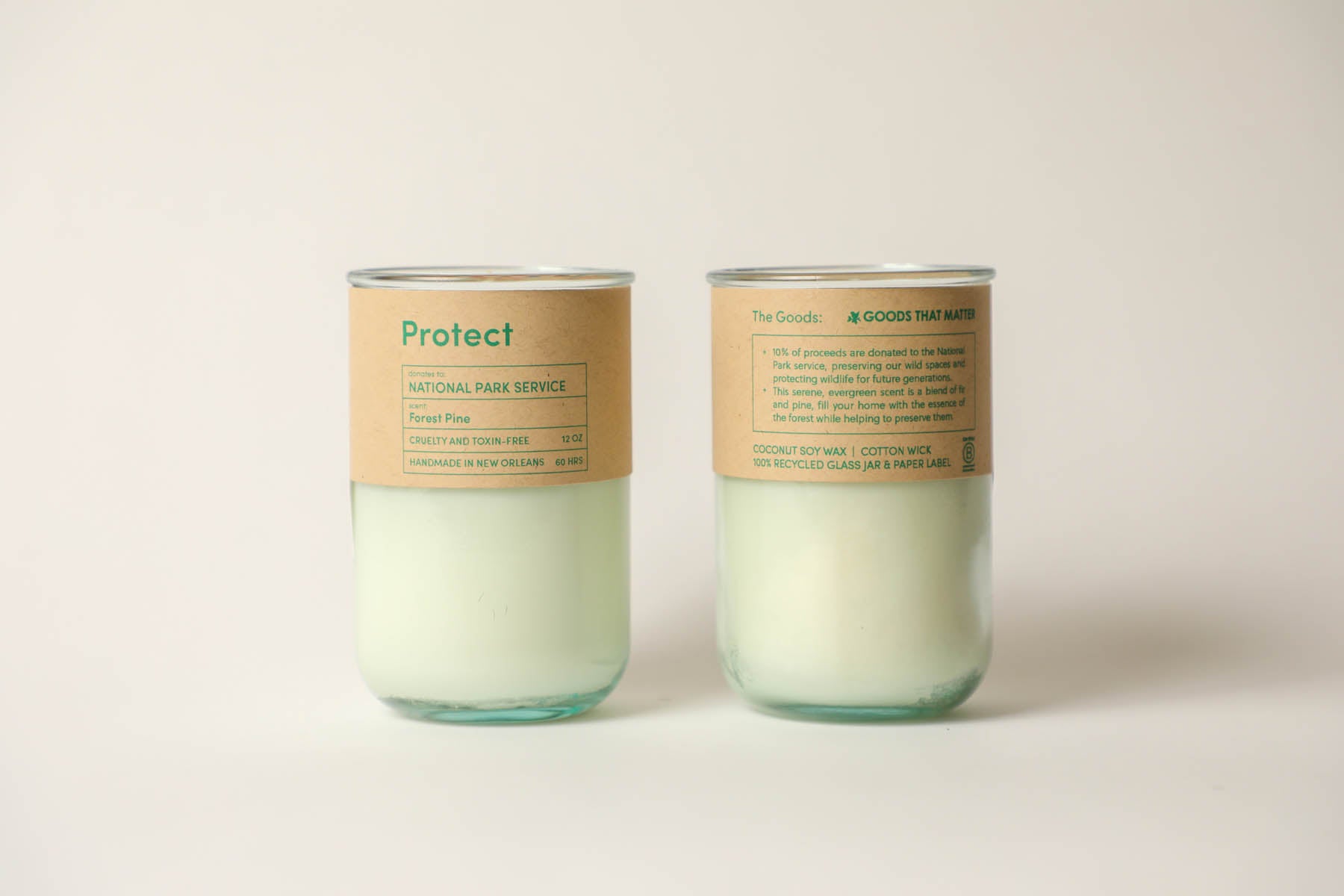 Protect Candle - a light pine scented candle