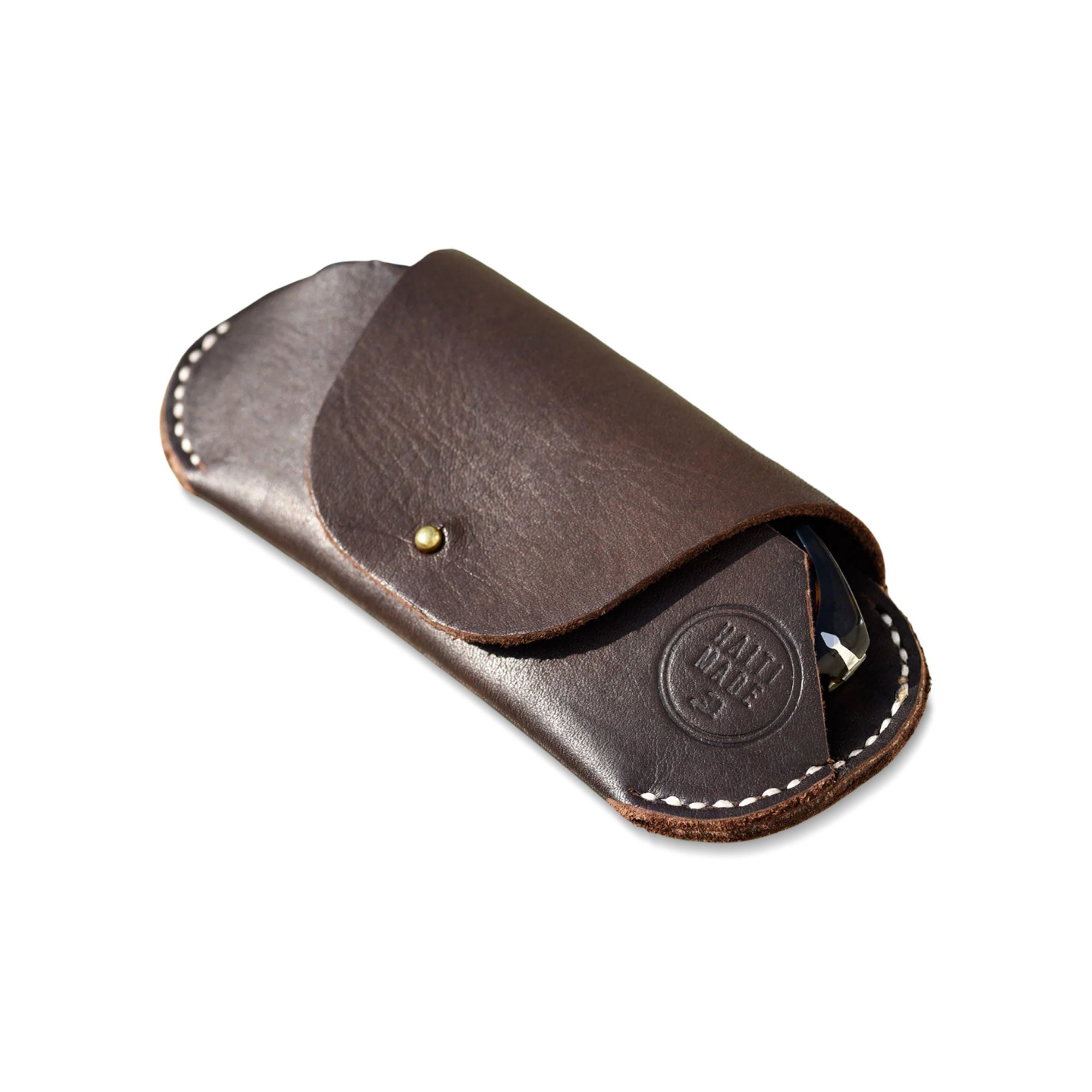 Solay Sunglass Sleeve - Handmade Leather Sunglass Sleeve