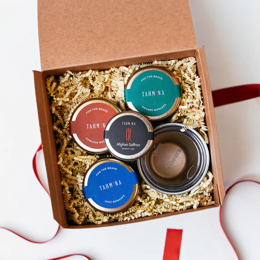 Tahmina Tea and Saffron Deluxe Collection - Ethical Gifts for Tea Lovers