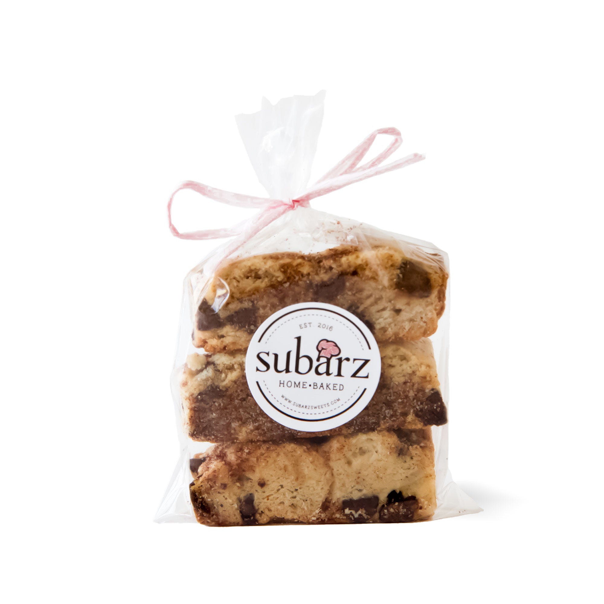 A delicious pack of three - Traditional Chocolate Chip Subarz