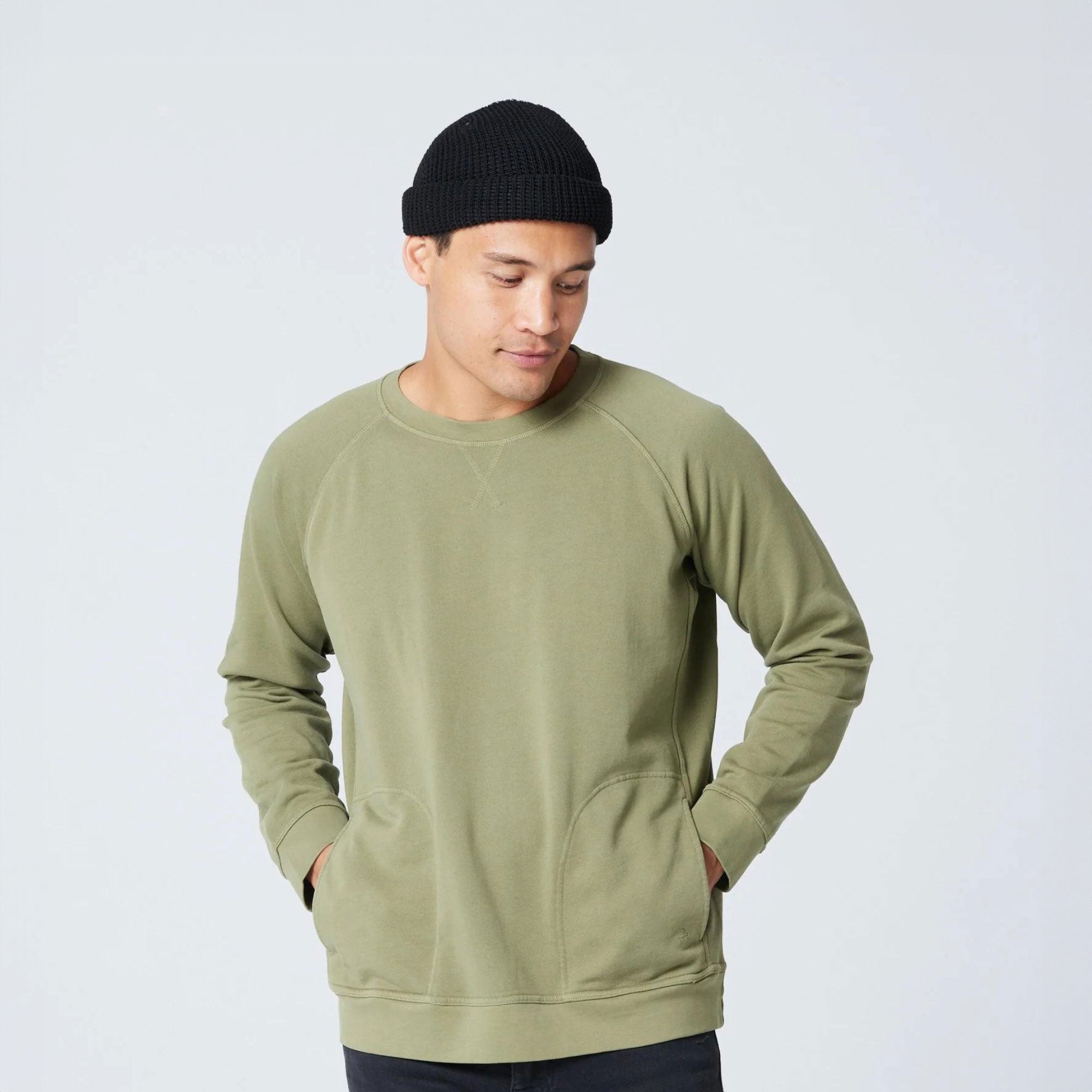 Unisex Pocket Crewneck Sweatshirt