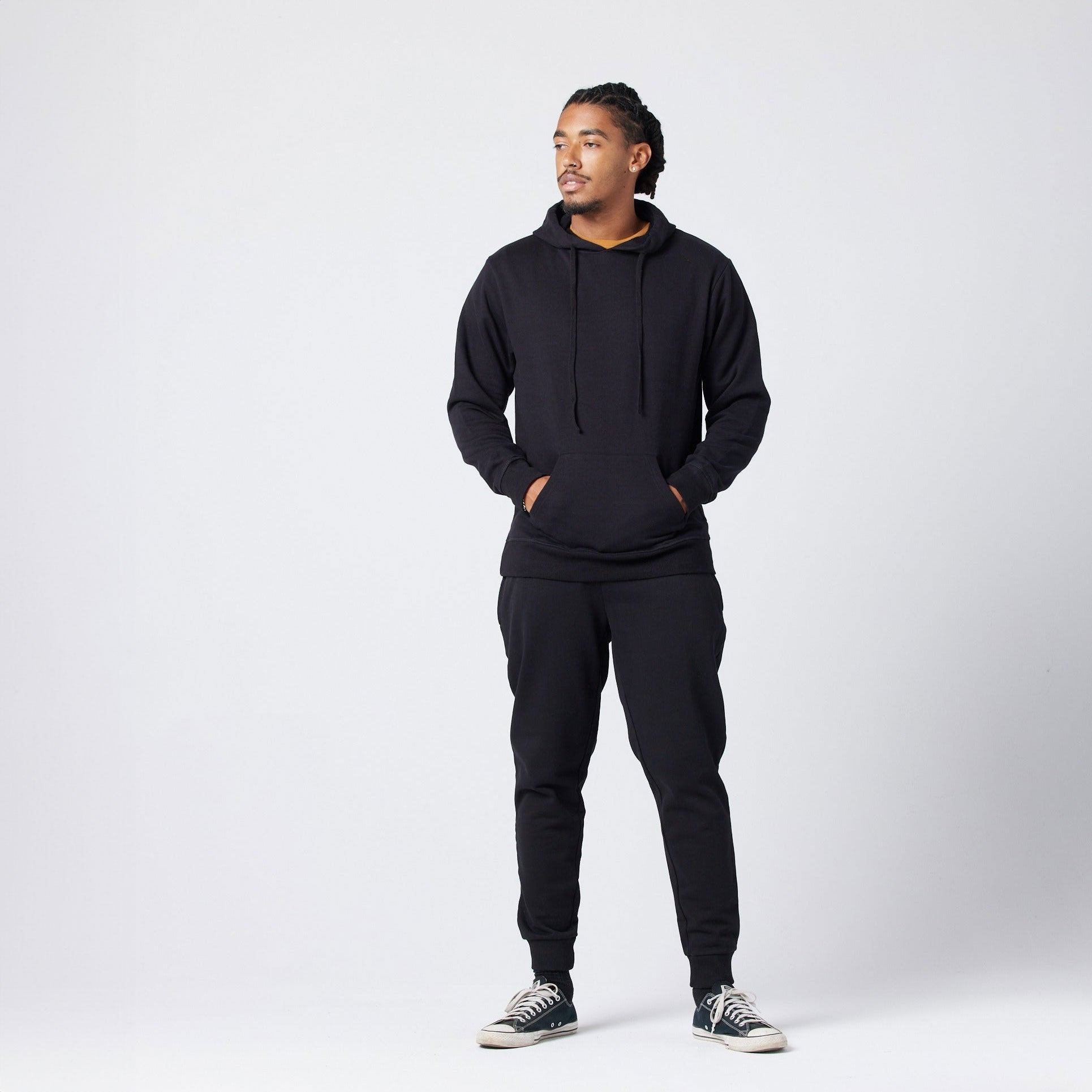 Black Unisex Sweatpants - Eco-friendly choice and a comfortable fit for all