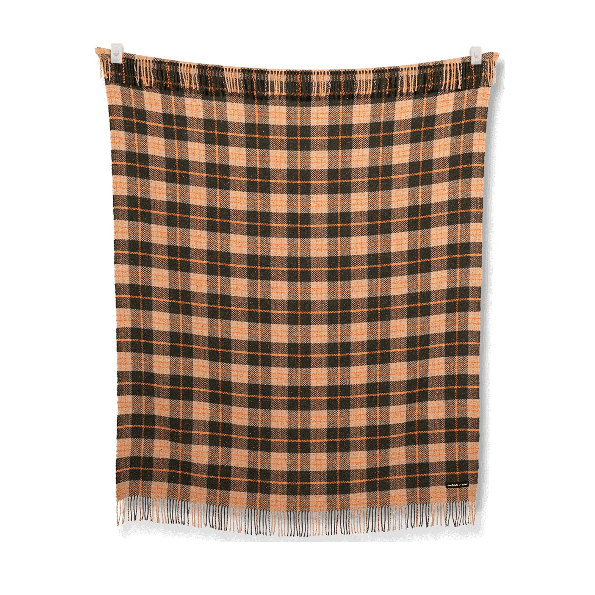 Hunter | Vintage Plaid Blanket - Nostalgic Camping & Picnic Blanket