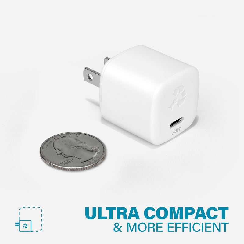 WALLY SubNano 20W Wall Charger - Ultra Compact Charger