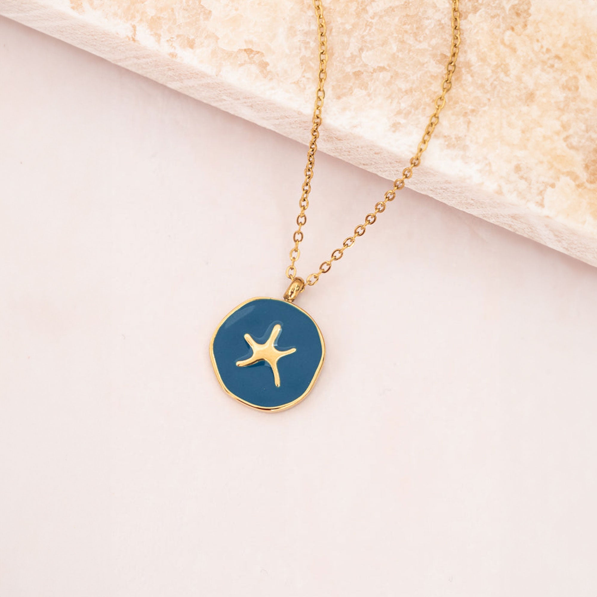 Wear Blue Starfish Necklace - Ethical Jewelry with an Impact