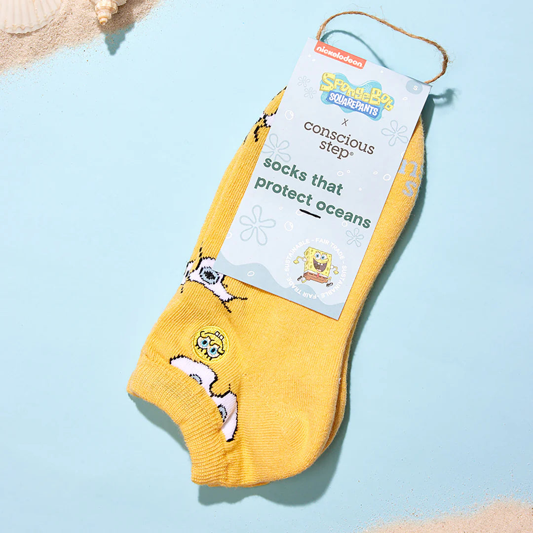 SpongeBob Socks that Protect Oceans (Select from 5 Designs)