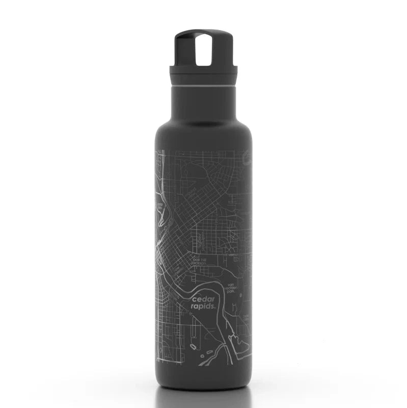 Home Town Maps 21 oz Insulated Hydration Bottle