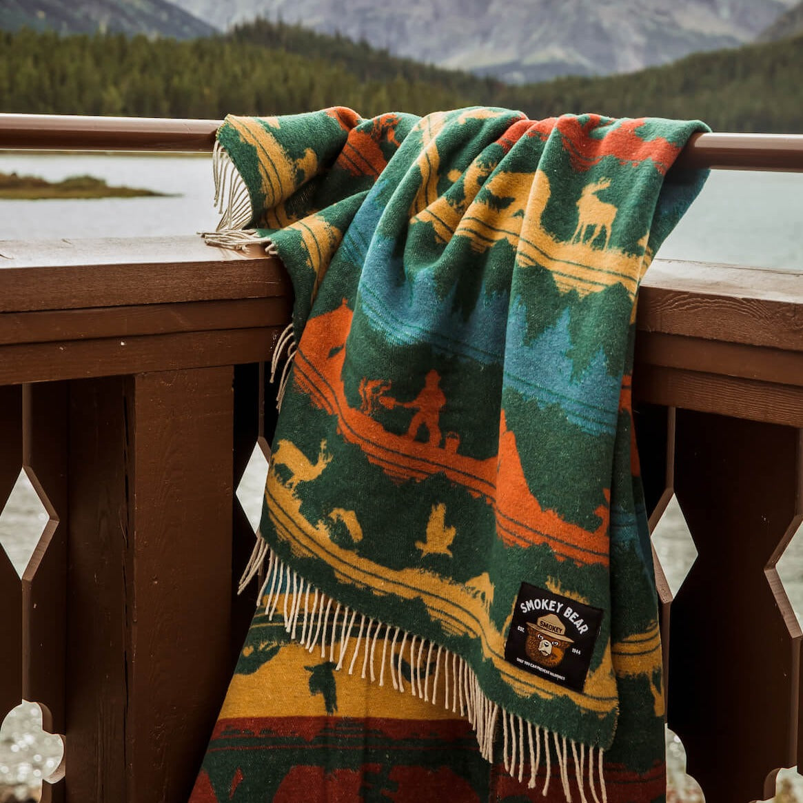 Smokey the bear blanket sale