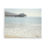 Canvas print of Malibu Pier in California, titled 'Malibu Pier'
