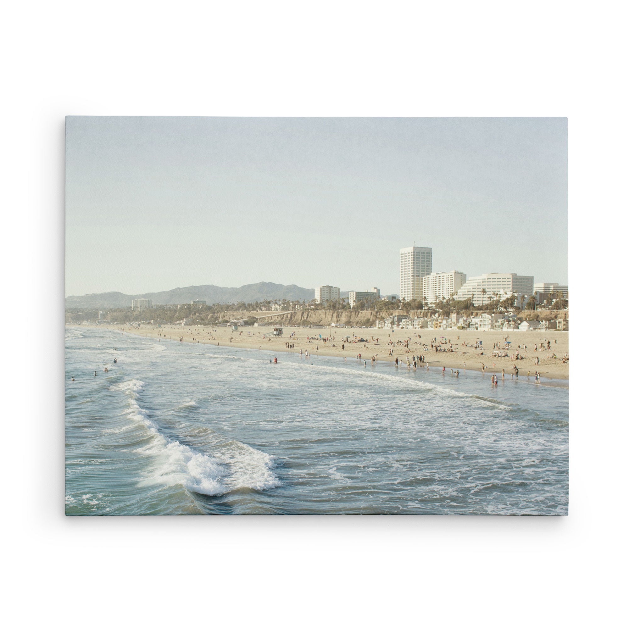 Canvas wall art titled 'Santa Monica Seaside'