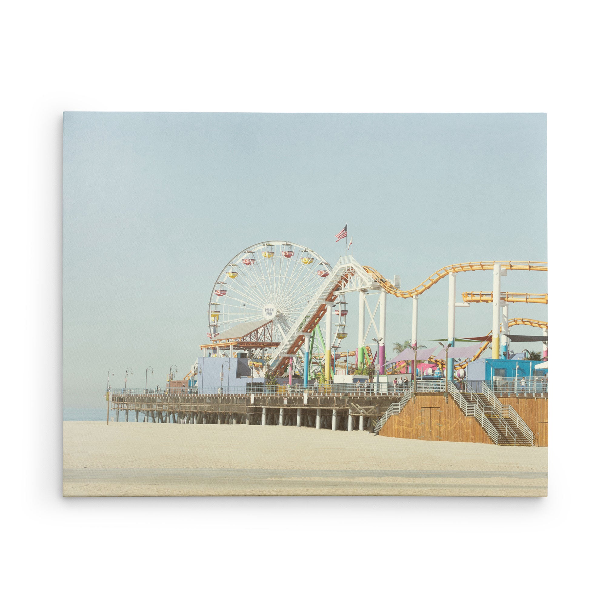 Canvas wall art titled 'Santa Monica Pier'