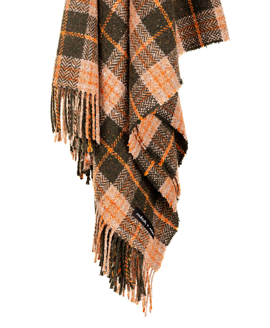 Hunter | Vintage Plaid Blanket - Nostalgic Camping & Picnic Blanket