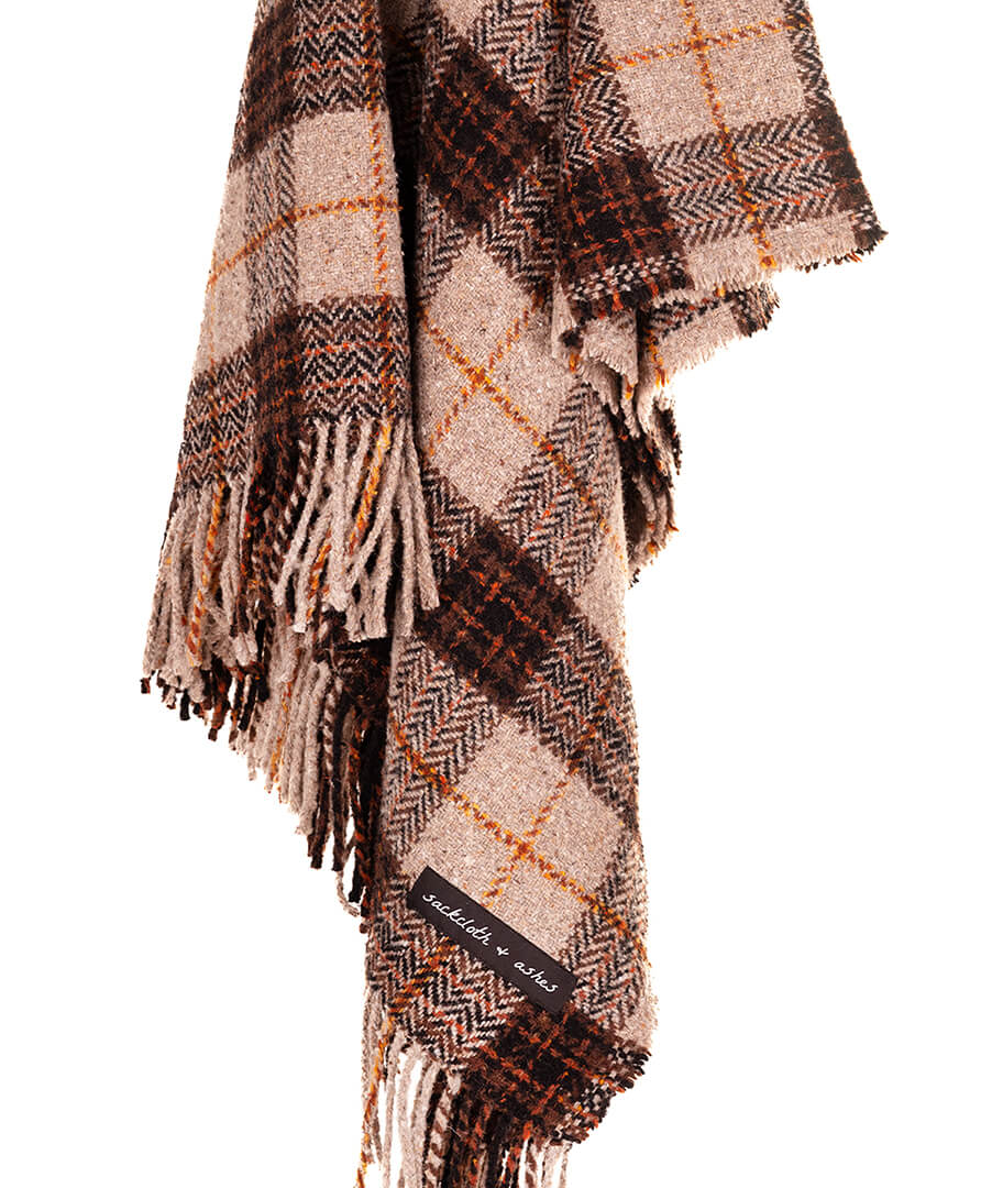 Harvest | Vintage Plaid Blanket - Nostalgic Camping & Picnic Blanket