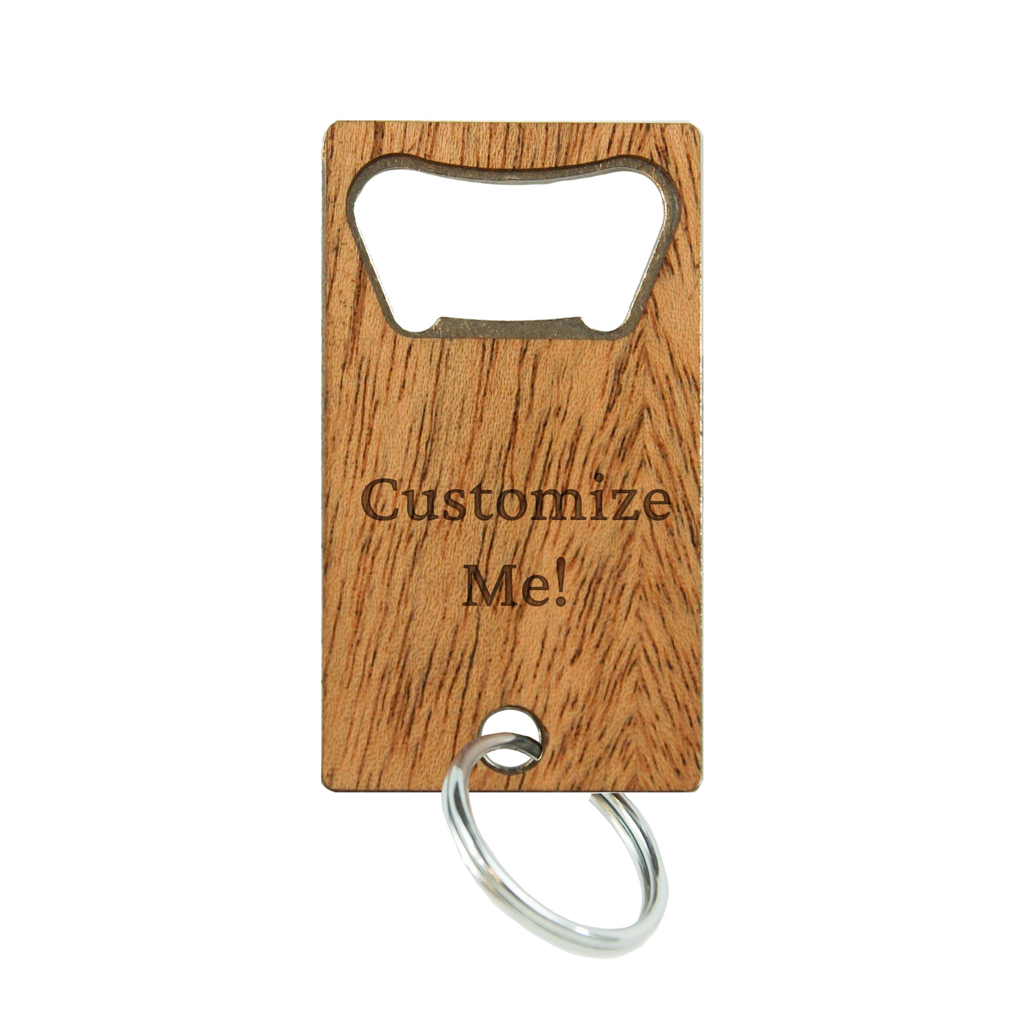 Mahogany Keychain Bottle Opener