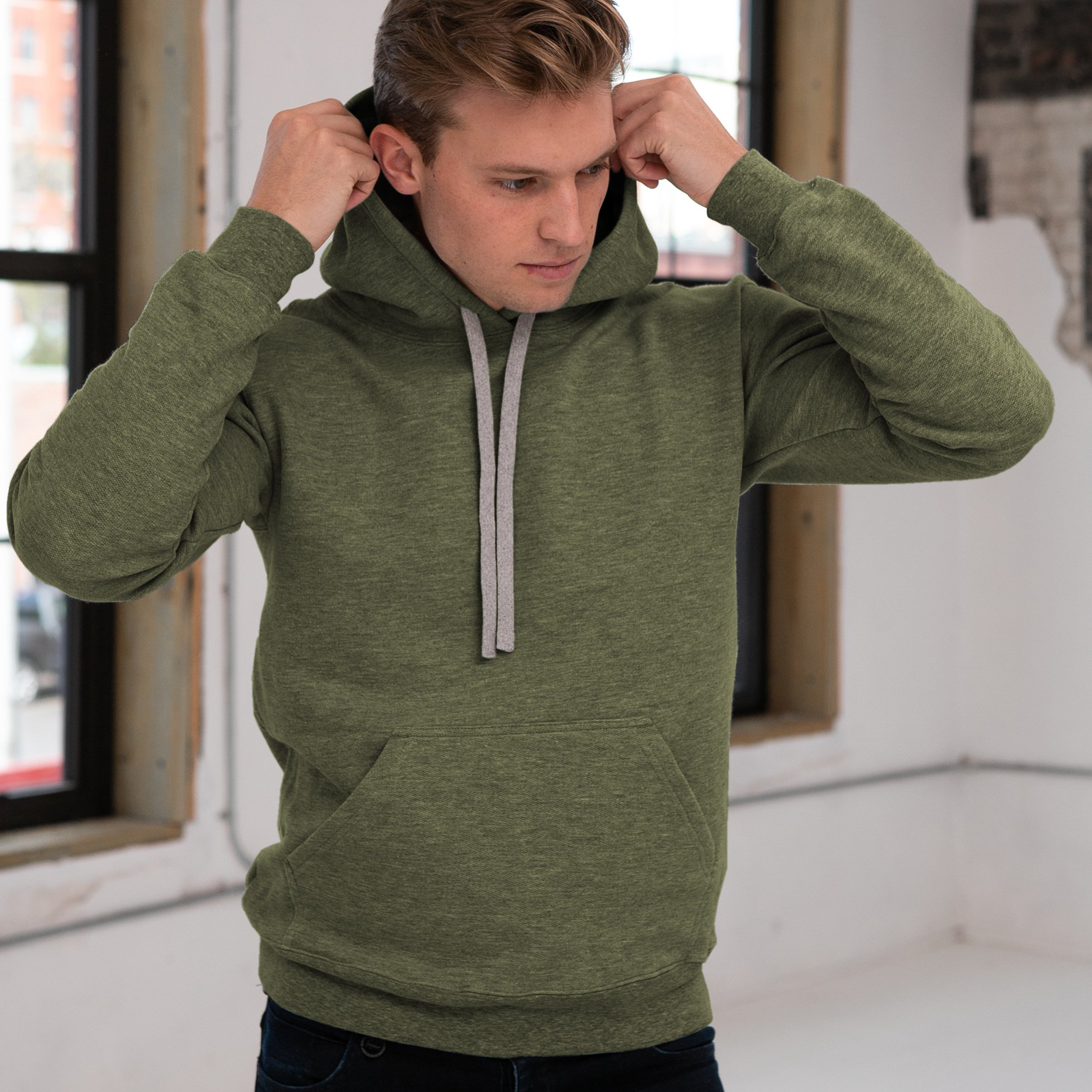 Unisex Heathered Hoodie