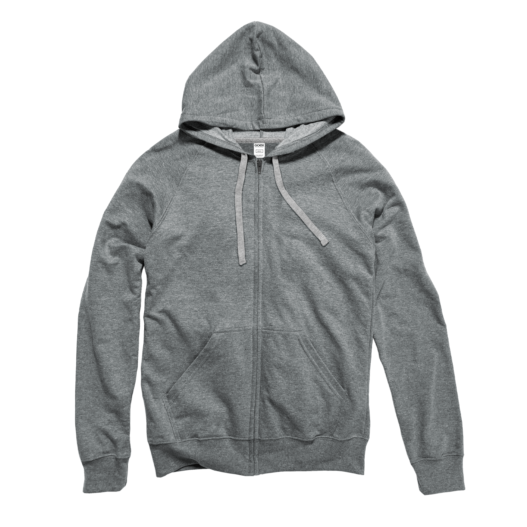 Unisex Heathered Full Zip Hoodie