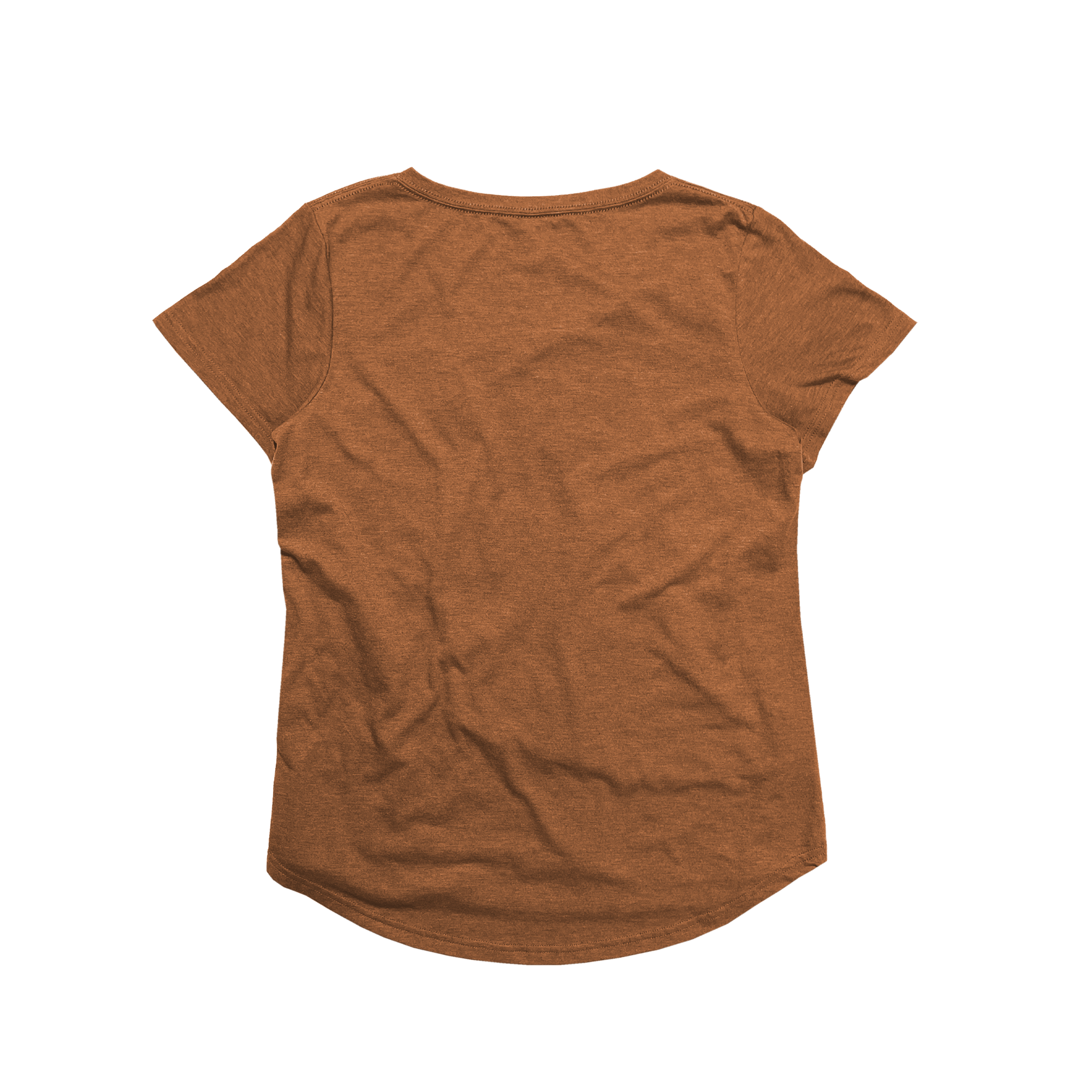 Ladies Triblend Drop Hem V-Neck Tee