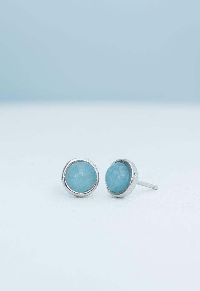 Breathe Aquamarine Studs