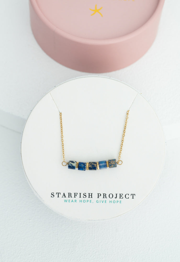 Your New Favorite Necklace in Emperor Blue